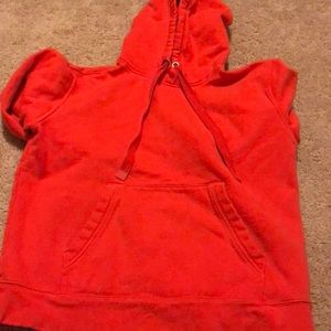 orange athleta hoodie perfect condition